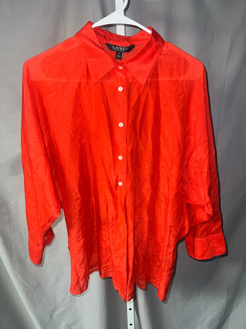 Lauren Ralph Lauren bright top size 14